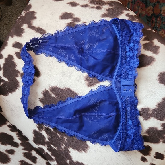 Free People Cobalt Blue bralette sz S - Picture 2 of 5